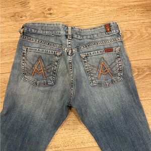 Levi's Denim Jeans with Orange Accents